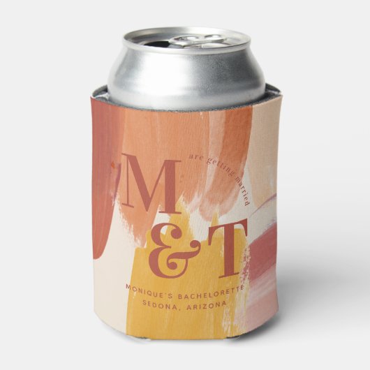 Bachelorette Weekend Party Favor Personated Can Blikjeskoeler (Blikje Voorkant)