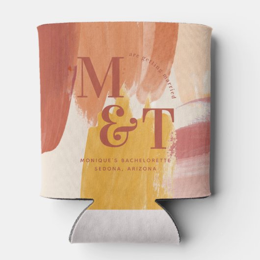 Bachelorette Weekend Party Favor Personated Can Blikjeskoeler (Achterkant)