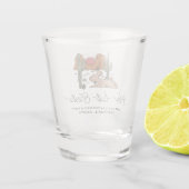 Bachelorette Weekend Party Fiesta gepersonaliseerd Shot Glas (Achterkant)