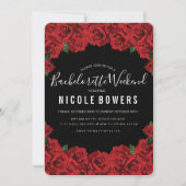 Bachelorette Weekend Party Invitation Kaart (Voorkant)