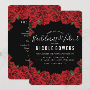 Bachelorette Weekend Party Invitation Kaart