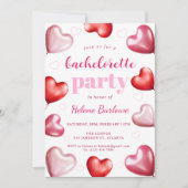 Bachelorette Weekend Party Schattige Girly Pink He Kaart (Voorkant)