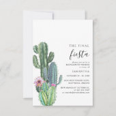 Bachelorette Weekend Party with Itinerary Cacti Kaart (Voorkant)