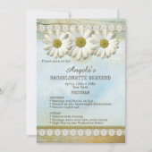 Bachelorette Weekend Program Sjabloon Invitation Kaart (Voorkant)