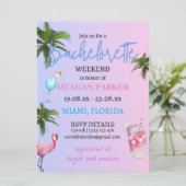 Bachelorette Weekend Reisplan | Miami Beach Kaart (Staand voorkant)