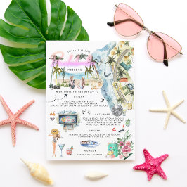 Bachelorette Weekend Reisplan | Miami Beach Kaart