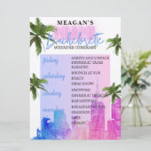 Bachelorette Weekend Reisplan | Miami Beach Kaart (Staand voorkant)