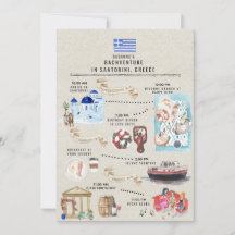 Bachelorette Weekend Reisplan | Santorini Griekenl