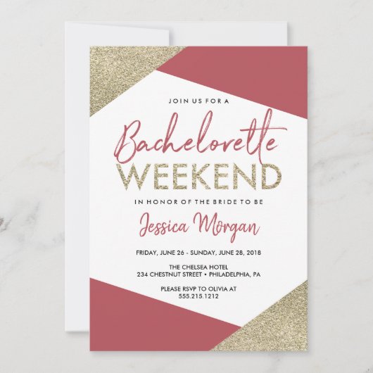 Bachelorette Weekend reisroute Cranberry Kaart (Voorkant)