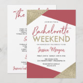 Bachelorette Weekend reisroute Cranberry Kaart (Voorkant / Achterkant)