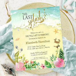 Bachelorette Weekend Reisschema Budget Uitnodiging