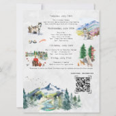 Bachelorette Weekend Route | Alaska Cruise Kaart (Achterkant)