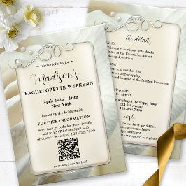 Bachelorette Weekend Route QR Code Sjabloon Kaart