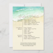 Bachelorette Weekend Route | Strand van Cancun Kaart (Achterkant)