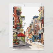 Bachelorette Weekend Schema | Boston Kaart (Achterkant)