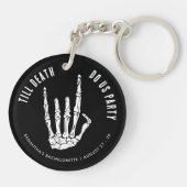 Bachelorette-weekend tot de dood ons scheidt aange sleutelhanger (Achterkant)