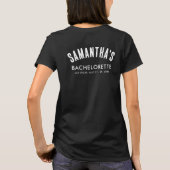 Bachelorette-weekend tot de dood ons scheidt t-shirt (Achterkant)