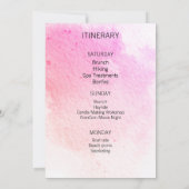 Bachelorette Weekend Trip Travel Invision Kaart (Achterkant)