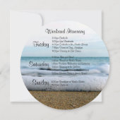 Bachelorette Weekend Uitnodiging tot rondweg (Achterkant)