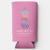 Bachelorette-weekendfeest Ananas Seltzer Blikjeskoeler (Voorkant)