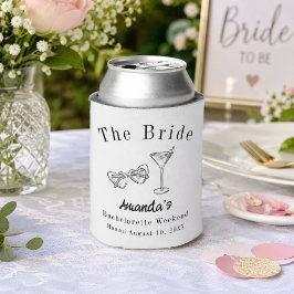 Bachelorette-weekendfeest bruid strand blikjeskoeler