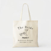 Bachelorette-weekendfeest bruid strand tote bag (Voorkant)