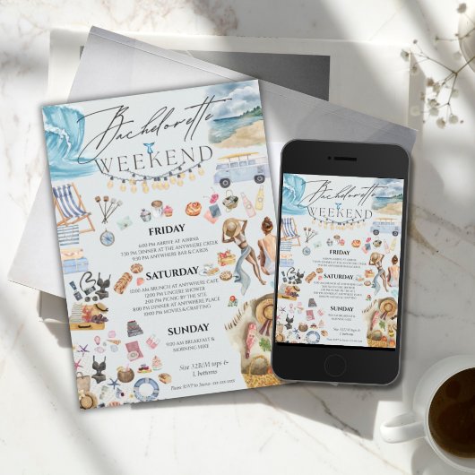 Bachelorette-weekendprogramma Kaart