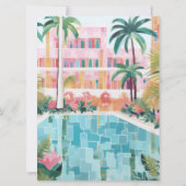 Bachelorette-weekendprogramma | Palm Springs Kaart (Achterkant)