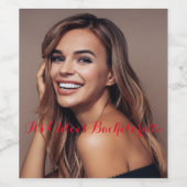 bachelorette wijn etiket (Enkel label)