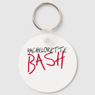 Bachelorette (zwart/rood) sleutelhanger