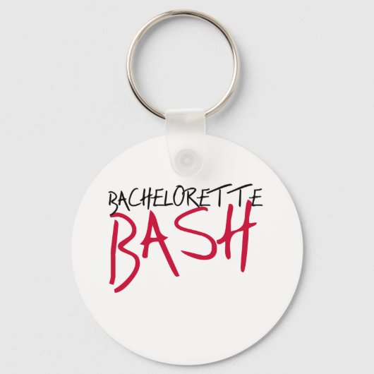 Bachelorette (zwart/rood) sleutelhanger (Voorkant)