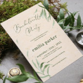 Bachelorettepartij, Groen Bladgroen Beige Document Kaart