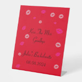 bachelorettepartijteken reclamebord met voetstuk (Voorkant)