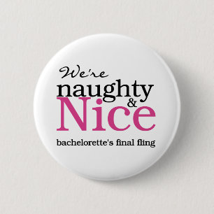 Bachelorettes Finale Fling Roze Ronde Button 5,7 Cm