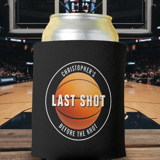 Bachelorfeest Basketbal Laatste Shot Voor Het Huwe Blikjeskoeler