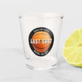 Bachelorfeest Basketbal Laatste Shot Voor Het Huwe Glas (Voorkant)