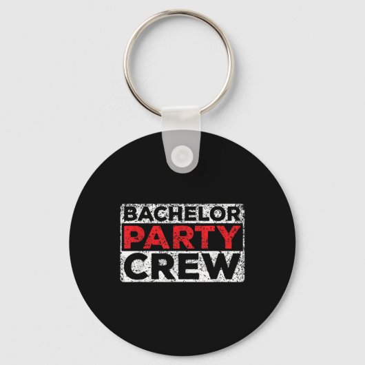 Bachelorfeest Crew Bruid Bruidegom Team _2 Sleutelhanger (Voorkant)
