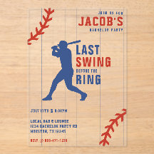Bachelorfeest Honkbal Laatste Swing Voor de Ring