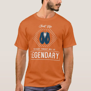 Bachelorfeest met pak strikdas en das t-shirt