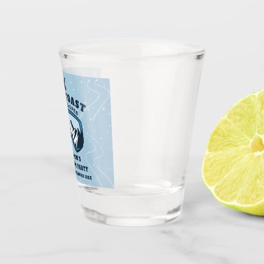 Bachelorfeest Ski Resort Weekend  Shot Glas (Rechts)