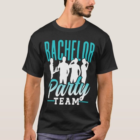 Bachelorfeest Team Bruidegom Bruid 2 T-shirt (Voorkant)