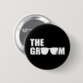 Bachelorpartij Groom Ronde Button 5,7 Cm (Voorkant /achterkant)
