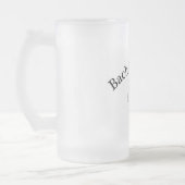 Bachelorpartij (handboeien) matglas bierpul (Links)
