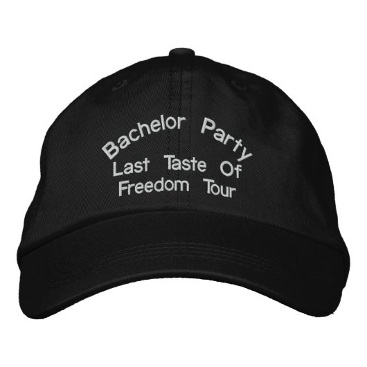 Bachelorpartij, laatste vrijheidstoets pet (Voorkant)
