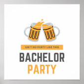 Bachelorpartij Poster (Voorkant)