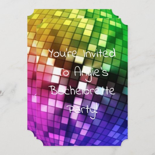 bachelorpartij voor regenboogspiegels kaart (Voorkant / Achterkant)