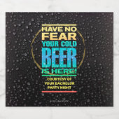 Bachelorparty bierfleslabel bier etiket (Enkel label)