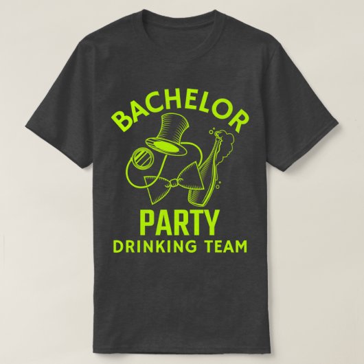Bachelorparty drinkteam 3 t-shirt (Design voorkant)