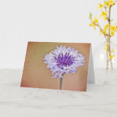 Bachelors Button Art Note Kaart (Gele Bloem)