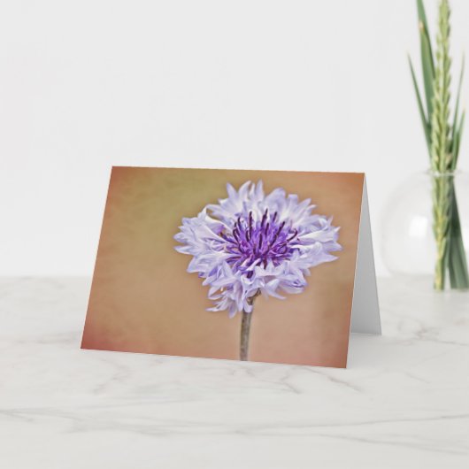 Bachelors Button Art Note Kaart (Voorkant)